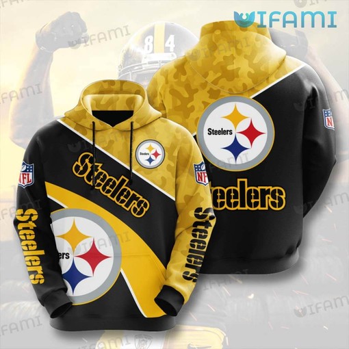 Boldly Bleed Black And Gold - Steelers Camo 3D All Over Print Hoodie with Distinctive Design