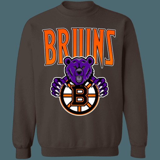 Boston Bruins HALLOWEEN Retro NHL Sweatshirt Hoodie TShirt for Hockey Lovers