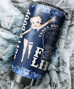 Boston Bruins NHL Tumbler featuring Betty Boop Design - Custom Drinkware for Fans