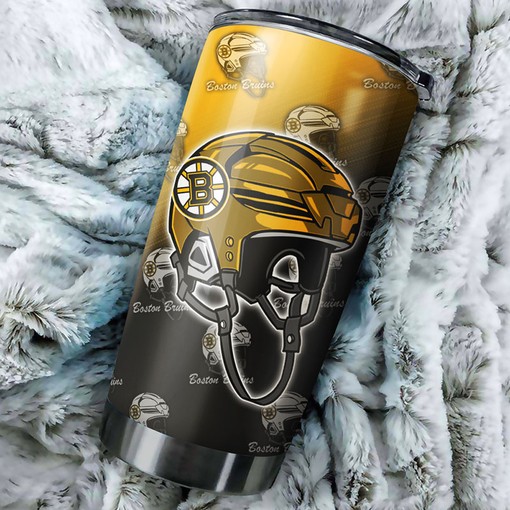 Boston Bruins NHL Tumbler with Funny Dog Design - Custom Drinkware for Fans - Image 2