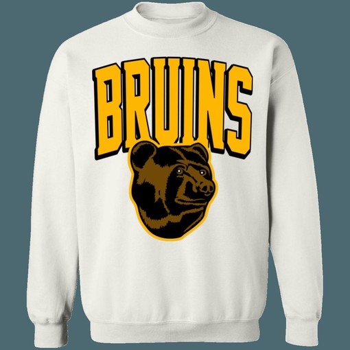 Boston Bruins POOH BEAR Retro NHL Sweatshirt Hoodie TShirt for Hockey Lovers - Image 3