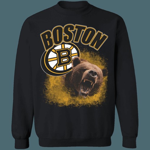 Boston Bruins Vintage NHL Sweatshirt Hoodie TShirt for Hockey Fans