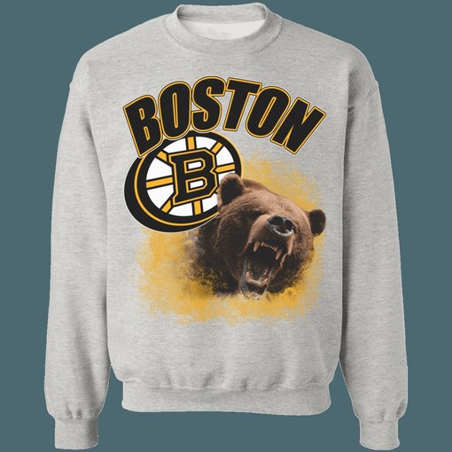 Boston Bruins Vintage NHL Sweatshirt Hoodie TShirt for Hockey Fans - Image 3