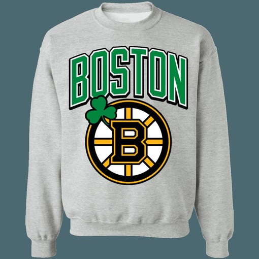 Boston Bruins X Celtics Retro NHL X NBA Vintage Sweatshirt Hoodie Shirt for Fans