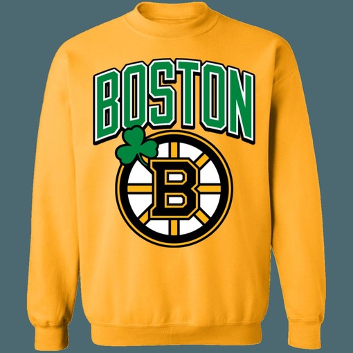 Boston Bruins X Celtics Retro NHL X NBA Vintage Sweatshirt Hoodie Shirt for Fans - Image 4