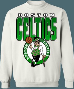 Boston Celtics GRADIENT Retro NBA Vintage Sweatshirt Hoodie Shirt for NBA Fans