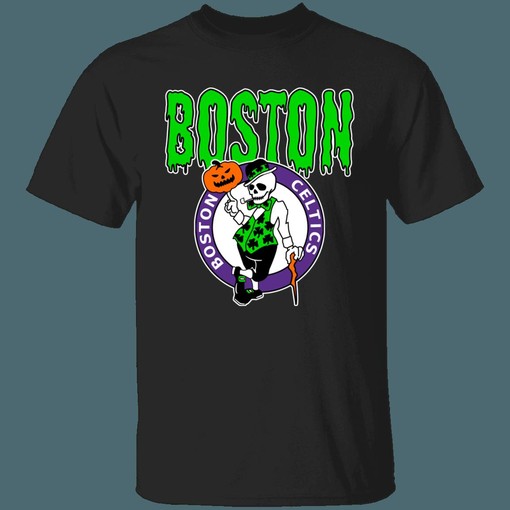 Boston Celtics HALLOWEEN Retro MLB T-Shirt Sweatshirt Hoodie Gifts for Baseball Fans