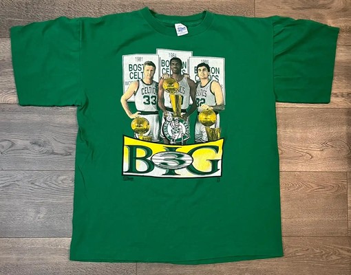 Boston Celtics Vintage Larry Bird Big 3 T-Shirt, Hoodie, Sweatshirt for Celtics Fans - NBA Memorabilia