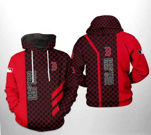 Boston Red Sox MLB All Over Print 3D Hoodie - Classic Design