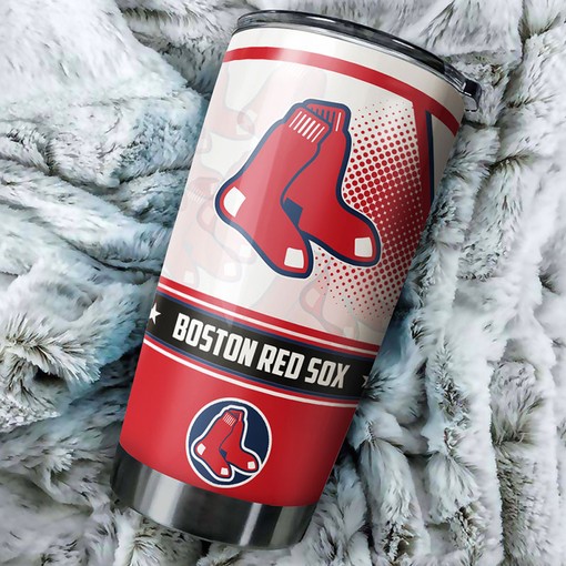 Boston Red Sox MLB Tumbler with Awesome Design - Perfect for all Baseball Fans with MLB Logo - Image 2