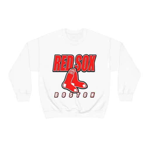 Boston Red Sox Vintage 90's MLB Crewneck Sweatshirt Hoodie - A Must-Have for Baseball Fans - Image 3