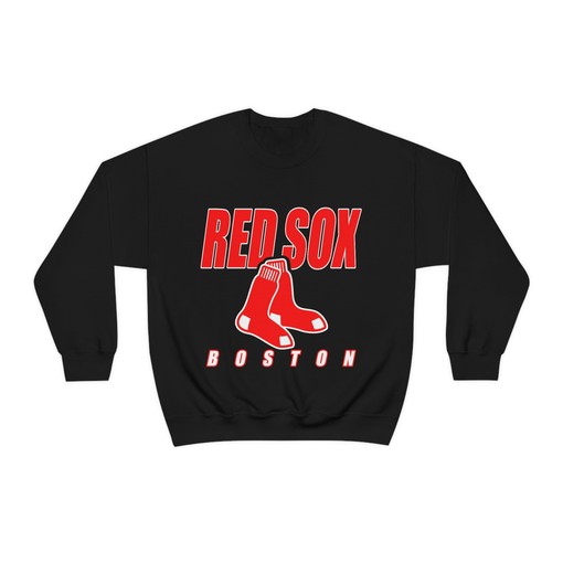 Boston Red Sox Vintage 90's MLB Crewneck Sweatshirt Hoodie - A Must-Have for Baseball Fans - Image 4