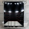 Boxing Ring Shower Curtain | Sports Bathroom Decor | Cool Bath Decor
