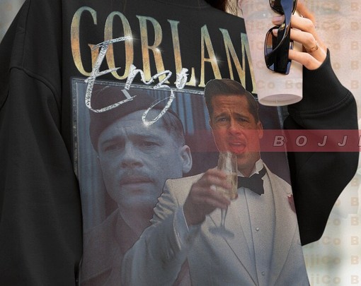 Brad Pitt Inglorious Basterds Sweatshirt, Lt Aldo Raine Vintage Retro Tee for Men and Women, Gorlami Enzo Movie Shirts - Image 4