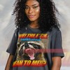 Brain So Fckin Mean Meme Shirt: Classic Movie T-Shirt with Raccoon and Possums