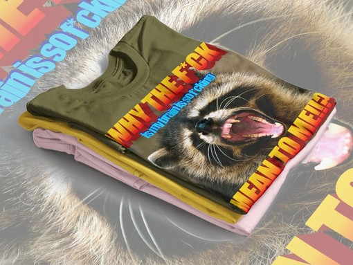 Brain So Fckin Mean Meme Shirt: Classic Movie T-Shirt with Raccoon and Possums - Image 4