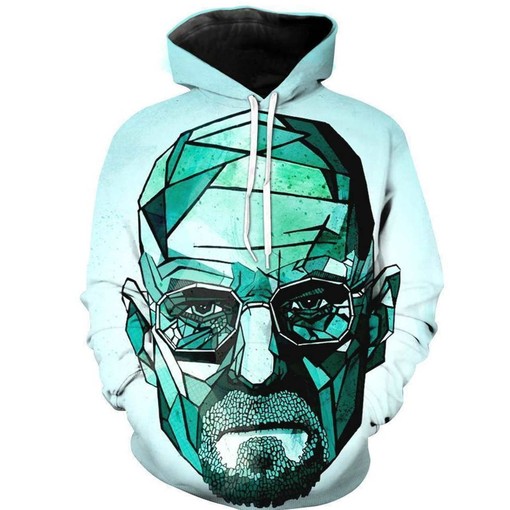 Breaking Bad 3D Graphic Hoodie - Perfect for Fans of the Show