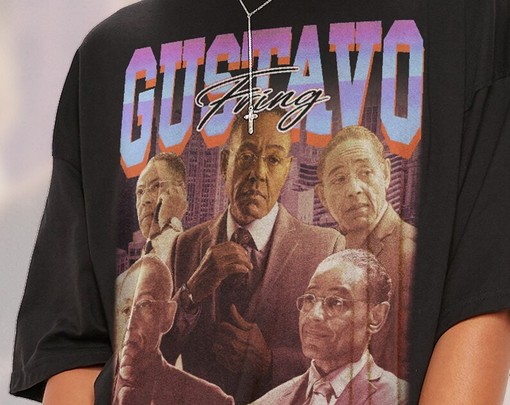 Breaking Bad Fan Gustavo Fring Tee, Salamanca Vintage Retro Tshirt, Heisenberg Shirt, Los Pollos Gustavo Fring - Image 2