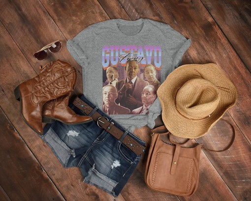 Breaking Bad Fan Gustavo Fring Tee, Salamanca Vintage Retro Tshirt, Heisenberg Shirt, Los Pollos Gustavo Fring - Image 3