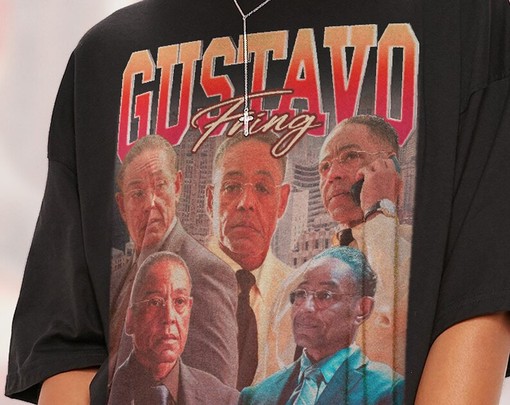 Breaking Bad Fan Shirt, Gustavo Fring Vintage Retro Tshirt, Los Pollos Gustavo Fring Chille Shirt - Image 2