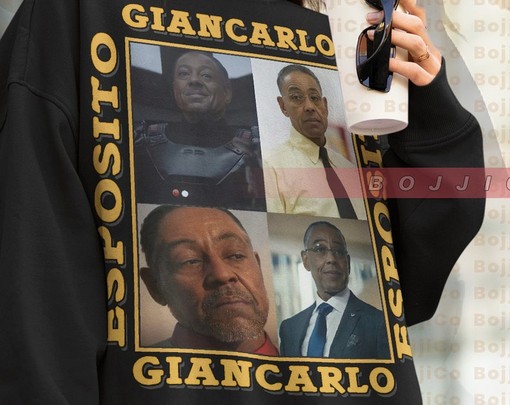 Breaking Bad Fan Vintage Retro Giancarlo Esposito Sweatshirt, Los Gus Fring Chille Sweater, Giancarlo Tees Fan - Image 4