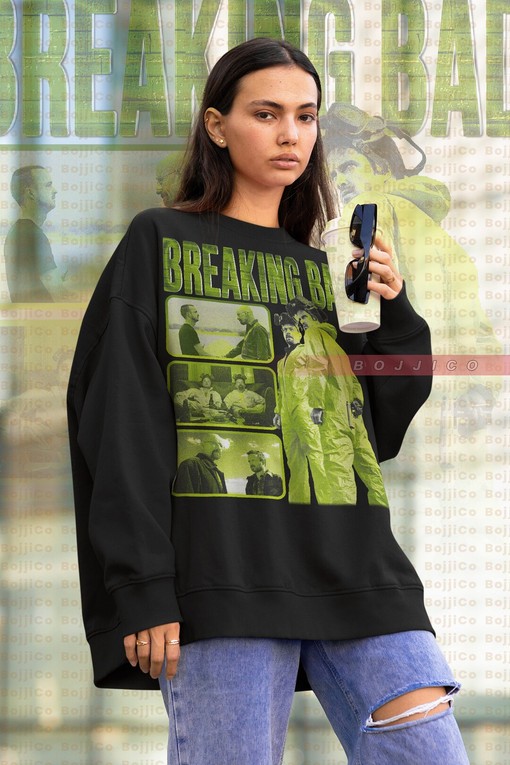 Breaking Bad Heisenberg Sweatshirt, Vintage Homage Retro Sweatshirt, Fan Tshirt, Walter White Tshirt