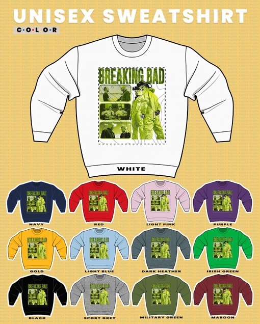 Breaking Bad Heisenberg Sweatshirt, Vintage Homage Retro Sweatshirt, Fan Tshirt, Walter White Tshirt - Image 3