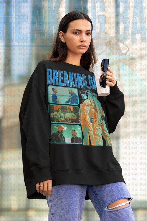 Breaking Bad Homage Sweatshirt, Vintage Walter White Sweater for Men and Women, Fan Tshirt with Retro Style