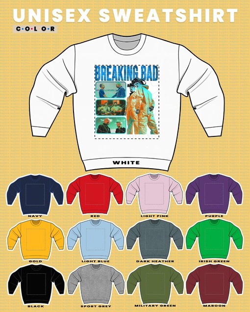 Breaking Bad Homage Sweatshirt, Vintage Walter White Sweater for Men and Women, Fan Tshirt with Retro Style - Image 3