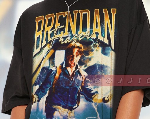 Brendan Fraser Hoodie, Unisex Brendan Fraser Sweatshirt, 90s Classic Movie Shirt, Movie Shirts for Women - Image 2