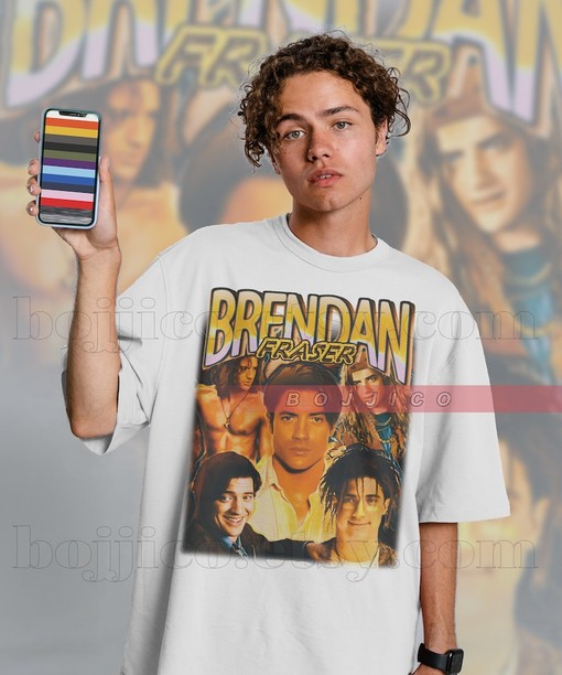 Brendan Fraser Merchandise, Retro Rick O'Connell Shirt, Vintage Brendan Fraser T-shirt, Movie Character Shirts