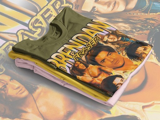 Brendan Fraser Merchandise, Retro Rick O'Connell Shirt, Vintage Brendan Fraser T-shirt, Movie Character Shirts - Image 3