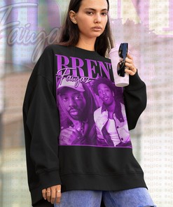Brennt Faiiyaz Collectible Tee, Vintage Style, Hip Hop Rap Tour Merchandise, Movie Shirts for Boys