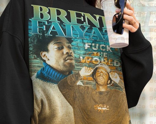Brennt Faiyyaz Retro 90's Sweatshirt, Hip Hop Rap Tour Sweater - Funny Movie Shirts - Image 4