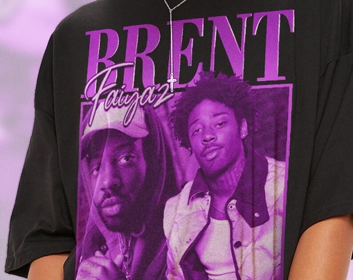 Brennt Faiyyaz Shirt Retro, Brennt Faiyaz Tee for Music Fans - Image 2