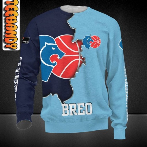 Breogan Rio All Over Print 3D Hoodie with Bold Team Logo - Image 2