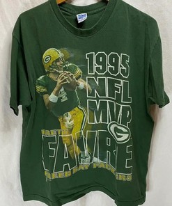 Brett Favre Green Bay Packers 1995 NFL T-Shirt Sweatshirt Pullover Hoodie Gift For Fans