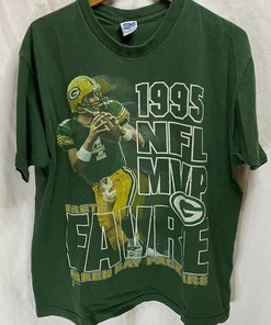 Brett Favre Green Bay Packers 1995 Vintage Style Sweatshirt T-shirt - Ideal Gift for Football Fans