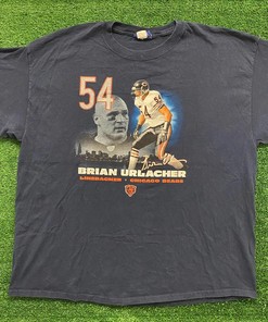 Brian Urlacher Vintage Style NFL Chicago Bears Hoodie Sweatshirt - Must-have for Fans