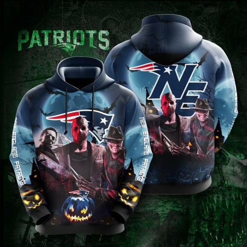 Bring Out the Fan in You with Custom Sport All Over Print Hoodie 3D for New England Patriots Fans with Striking Design