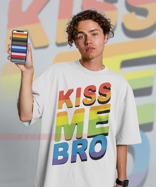 Bro Love Shirt - Movie Shirts for Men for PRIDE Months with Love Symbol