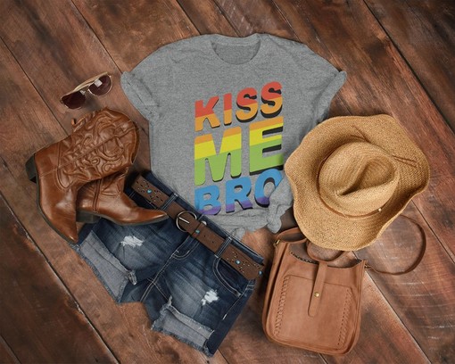 Bro Love Shirt - Movie Shirts for Men for PRIDE Months with Love Symbol - Image 3