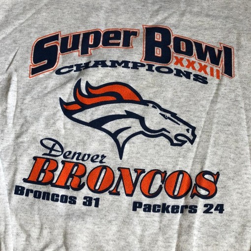 Broncos Packers Super Bowl 32 Champions NCAA Sweatshirt T-shirt - Ideal Gift for NFL Fans - Image 2