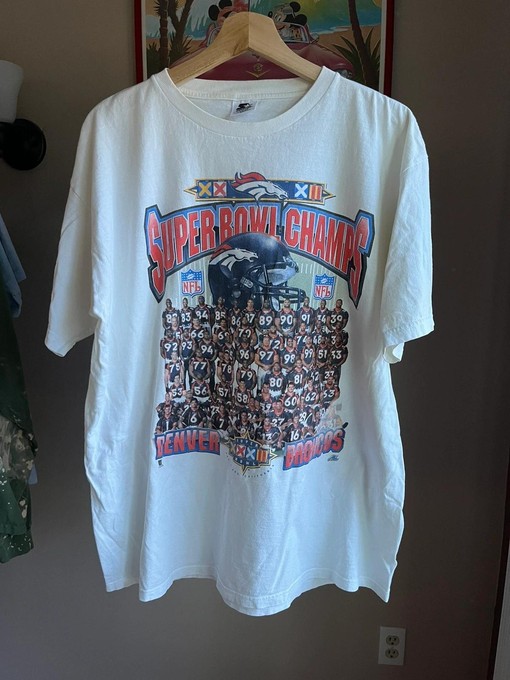 Broncos1998 Super Bowl Vintage Style Sweatshirt T-shirt for Football Fans
