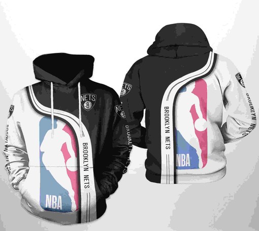 Brooklyn Nets NBA Team All Over Print Zip Up Hoodie 3D with Trendy Look