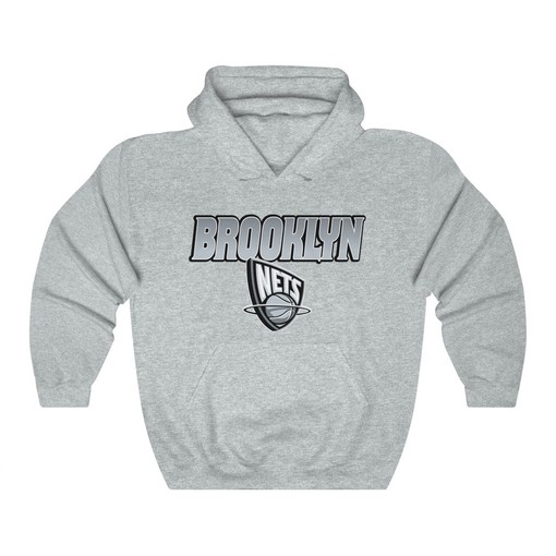 Brooklyn X New Jersey Nets 90's NBA Mash-Up Sweatshirt Hoodie - Retro Style - Image 4