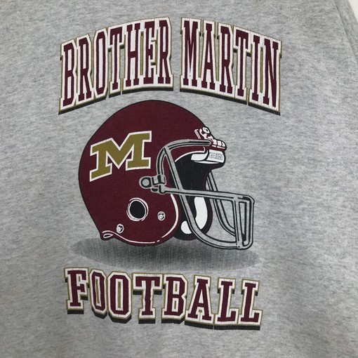 Brother Martin Football Vintage Style Crewneck Sweatshirt, Brother Martin Sweater Pullover - Image 2