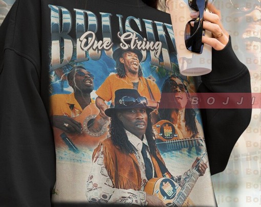Brushy One String Fans Tee, Retro Brushy One String 90s Shirt, Homage to Music Artist, Vintage Movie Shirts - Image 4