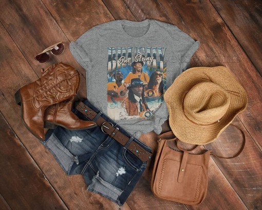 Brushy One String Tee, Vintage Music T-shirt, Retro 90s Movie Shirts, Classic Film T-shirts - Image 3