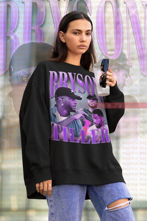 Bryson Tiller Sweatshirt, Vintage 90s Hip Hop Sweater, Retro Music Shirt, Movie Fan Gifts